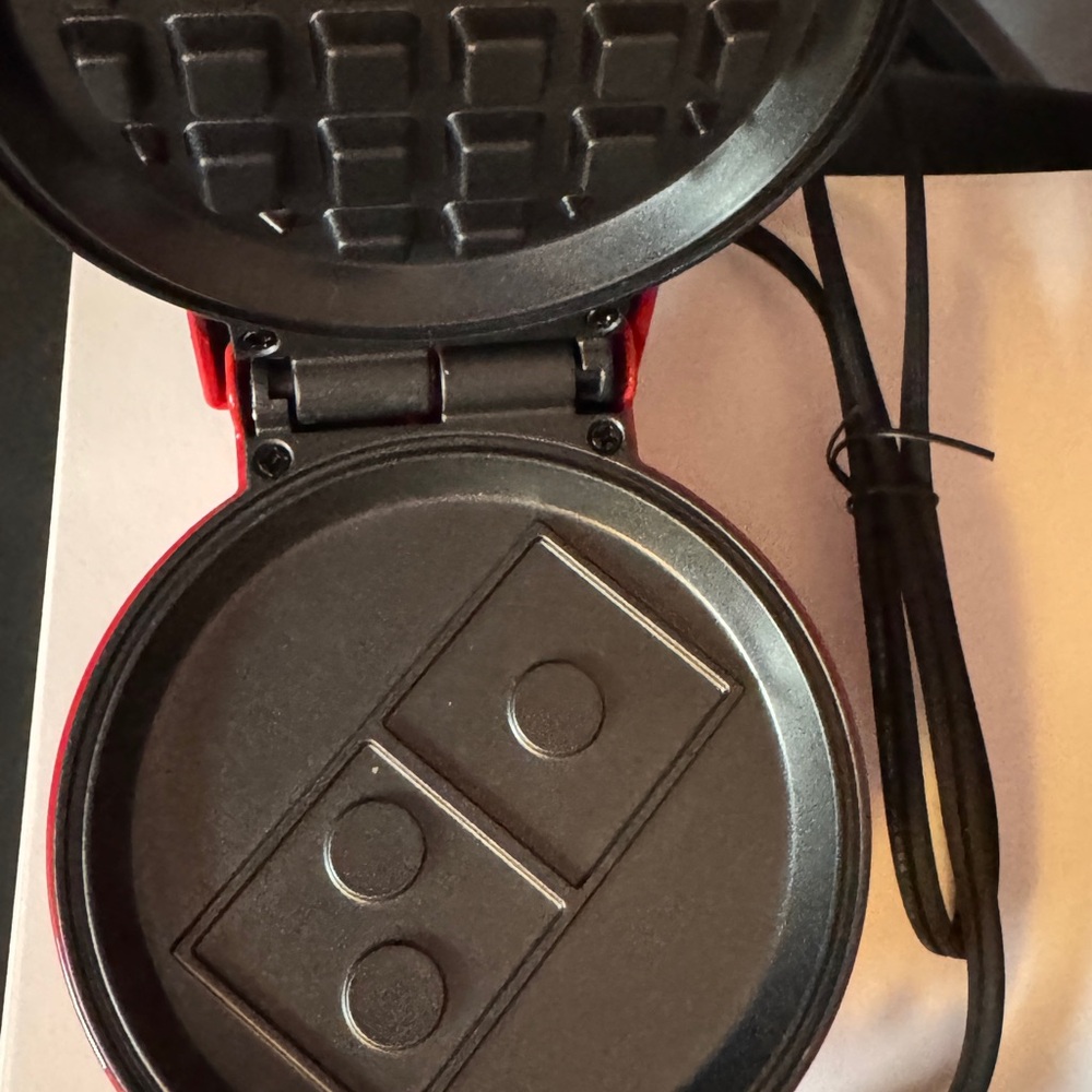 Rare Dominos Pizza Red Mini Waffle Maker